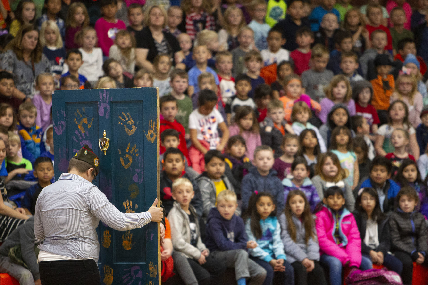 Veterans Day assembly in Buhl